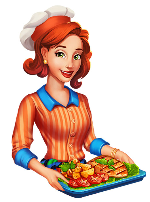 Claire's Cruisin' Cafe - Claire Character Art - GameHouse