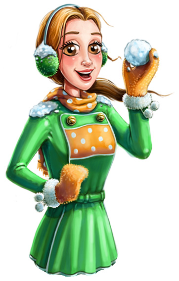 Delicious Emily - Holiday Season Official Art - GameHouse