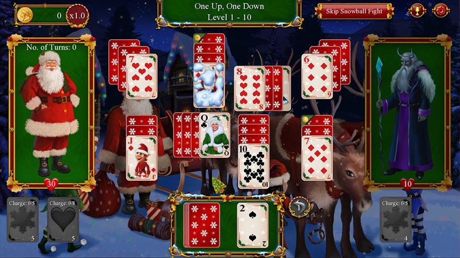 Santa's Christmas Solitaire Series - Card Games - GameHouse