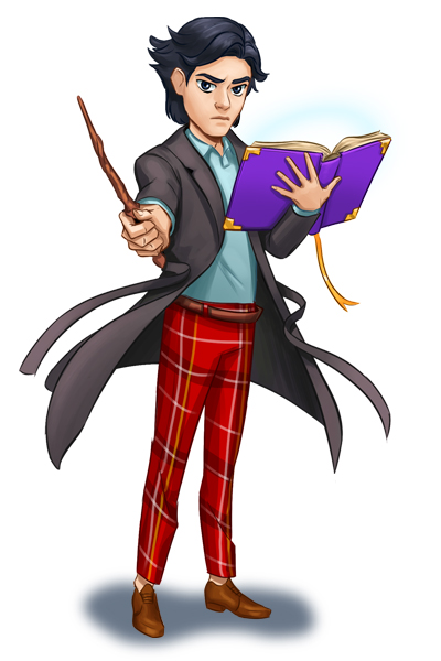 Arcane Arts Academy - Professor Markov Official Art - GameHouse Premiere Exclusive