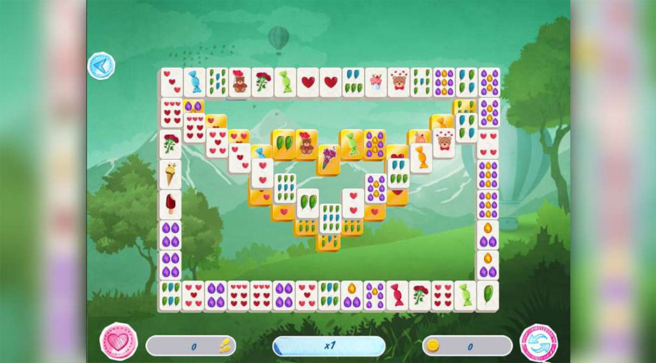 Mahjong Valentine's Day - GameHouse Mahjong Games