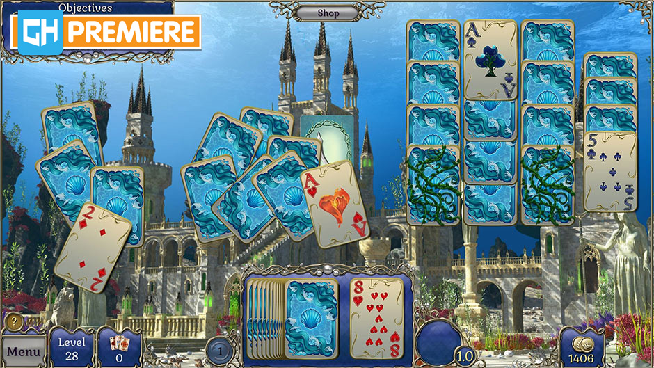 Jewel Match Atlantis Solitaire 2 Collector's Edition - GameHouse Premiere Exclusive